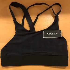 NWT Size medium Koral sports bra